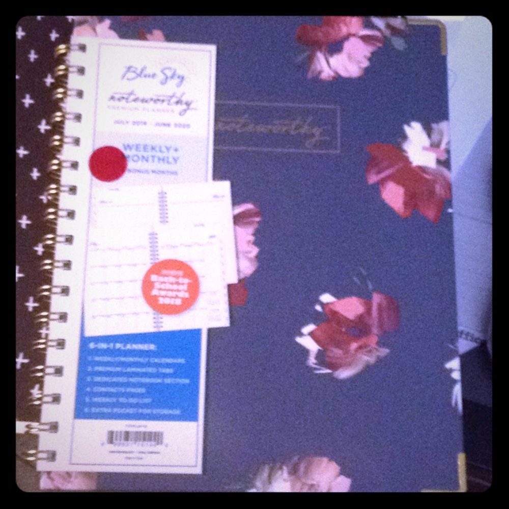 Blue sky note worthy planner
